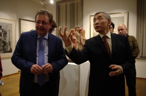 Chinese Ambassador and Belgian Minister (c) "Centre culturel de Chine à Bruxelles"